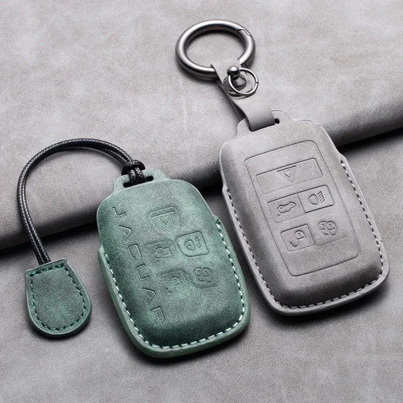 

Car Key Cover For Land Rover Range Rover Sport Evoque Freelander Velar Discovery 4 Jaguar XE XJ XF Guitar Car Keychian