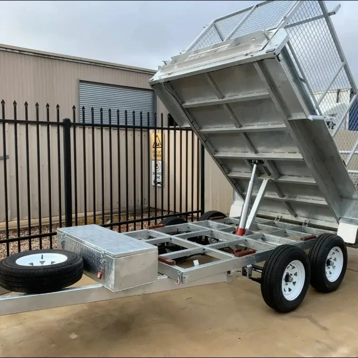 2025 مزرعة قفص زراعي مقطورات البضائع شاحنة جرار صندوق مقطورة