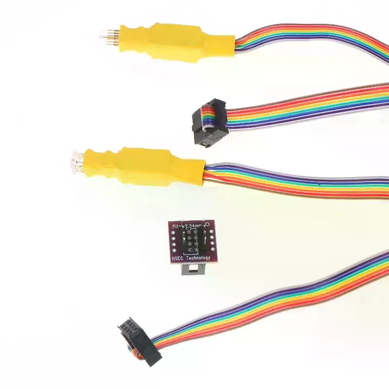 Rainbow Ribbon Cable Test Probe Kit With Stable Connection And Durable Material Perfect For Electronic DIY Circuit Debugging