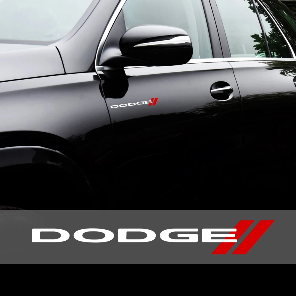 1/2/5/8 pçs logotipo do carro design legal decoração adesivo decalques de automóveis acessórios exteriores para dodge durango calibre dakota neon nitro viper