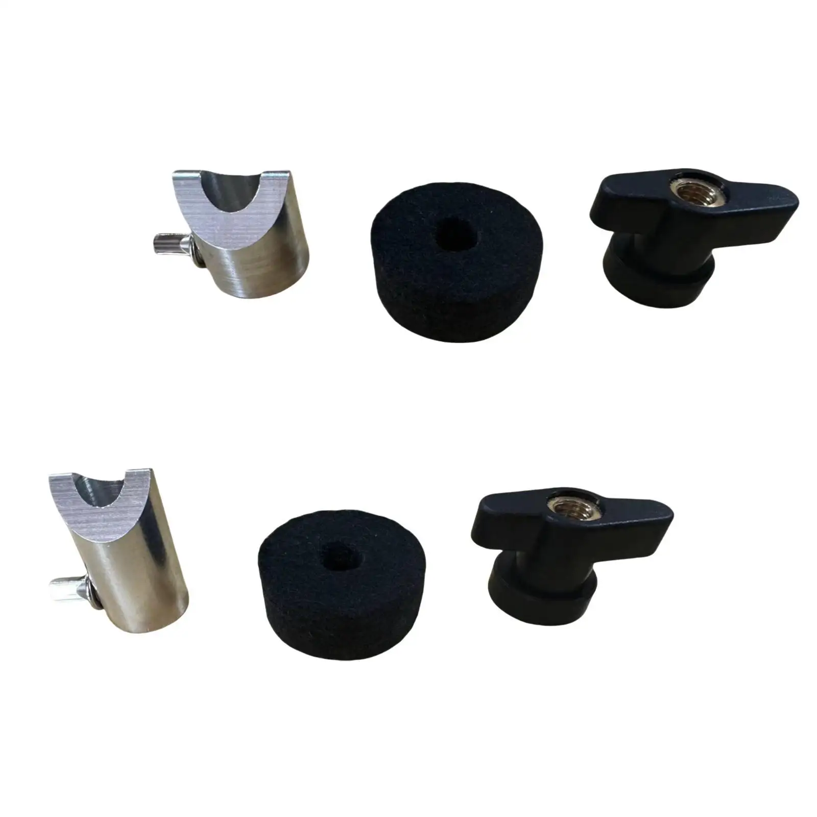 Cymbal Accessories Drum Set, Hardware, Professional Portable Easy to Install Cymbal Stand Felt Felt Pads,