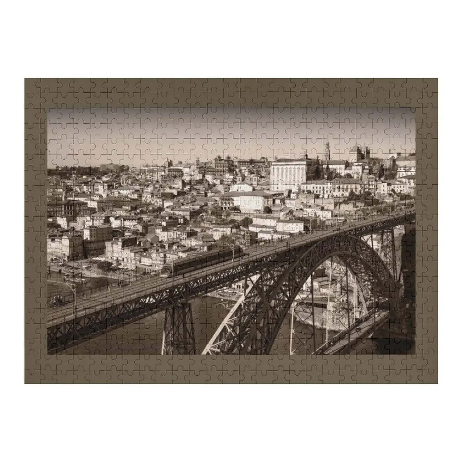 

Porto sepia Jigsaw Puzzle Wooden Compositions For Children Custom Child Gift Personalized Kids Gifts Puzzle