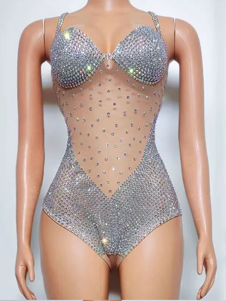 

High Quality Hot Diamond Stretch Sexy Camisole Jumpsuit 2024 New Fashionable Women'S Clothing