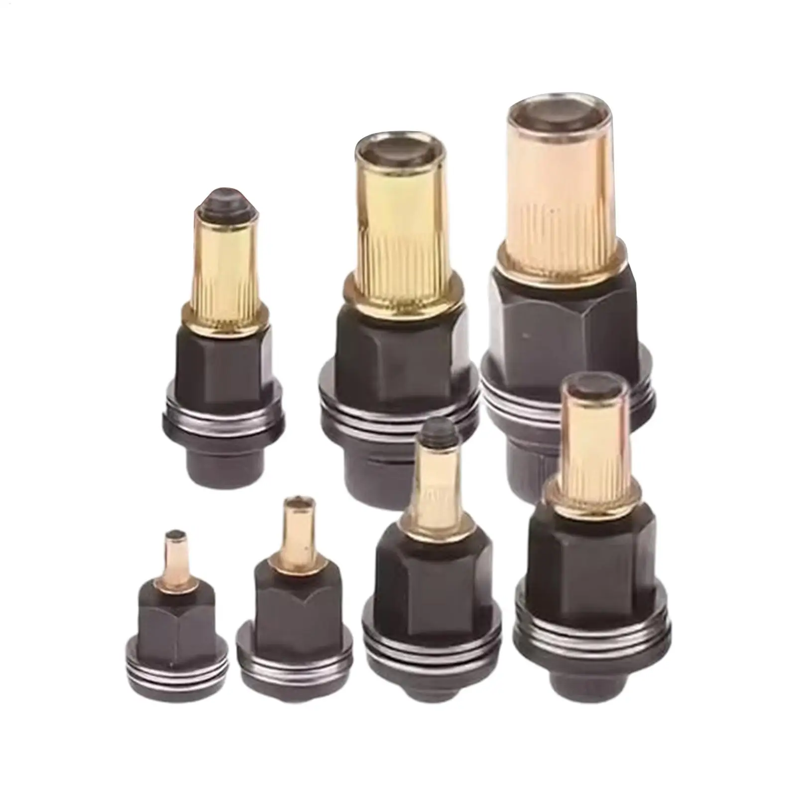 7pcs Hand Rivet Nut Tool Fasteners Nut Head Adapter For M3 M4 M5 M6 M8 M10 M 12 Electric Riveting Machine Manual Rivet Tool