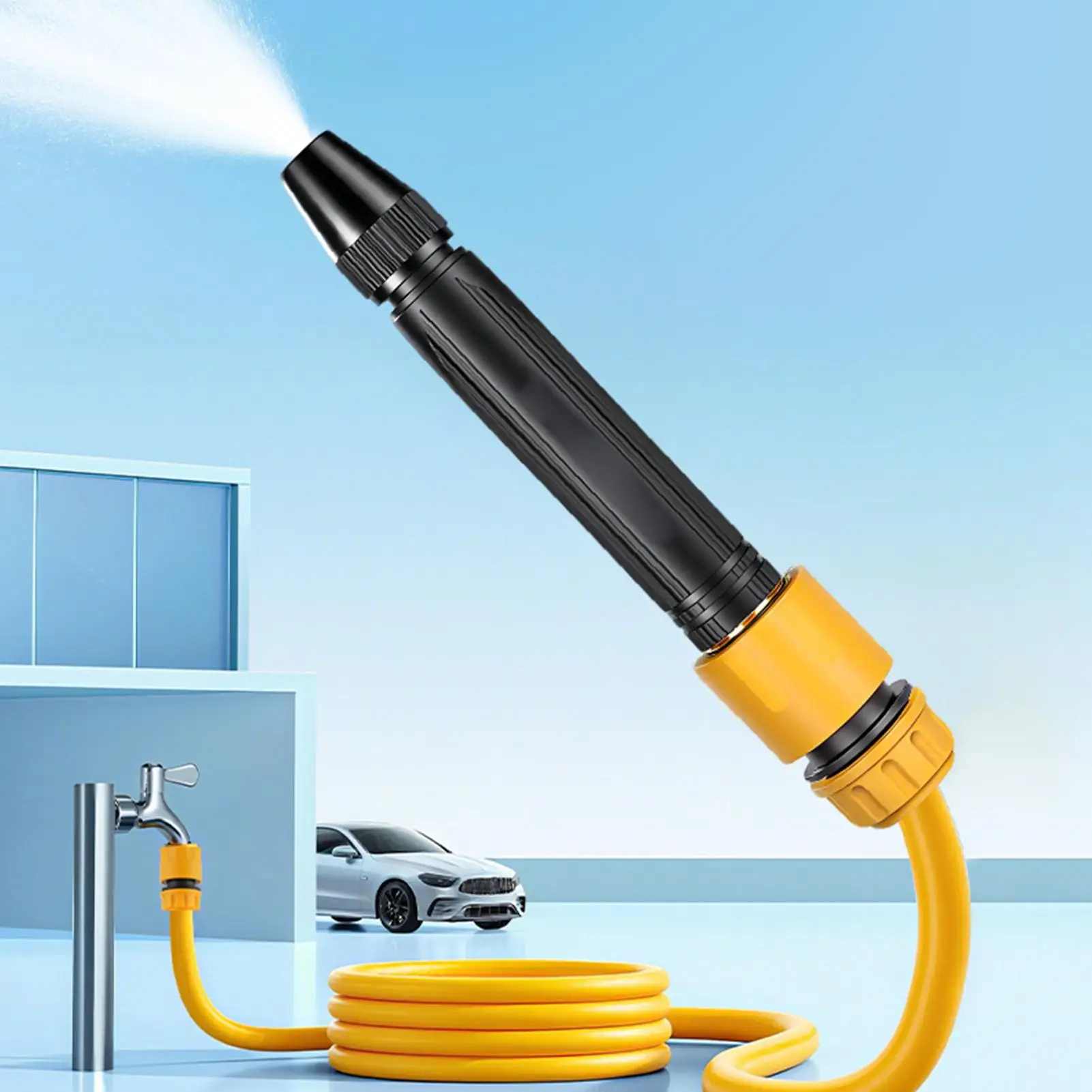 2026 upgraded High Pressure car wash water gun Powerful Leak-proof garden hose spray gun for Home Washing Cleaning