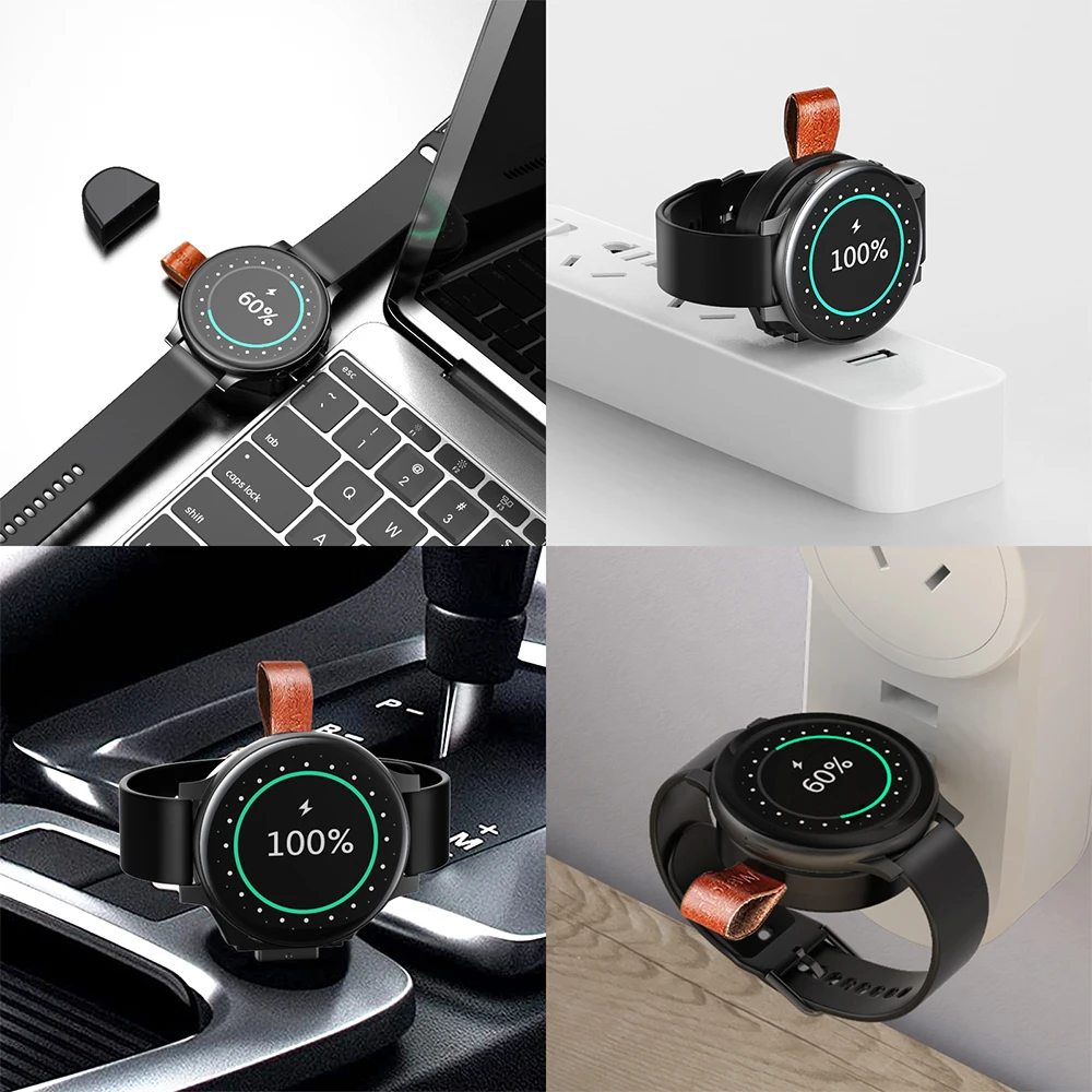 Магнитное зарядное устройство с USB-портом для смарт-часов Samsung Galaxy Watch Active 2 Galaxy Watch 3 4, аксессуары для беспроводного зарядного устройства