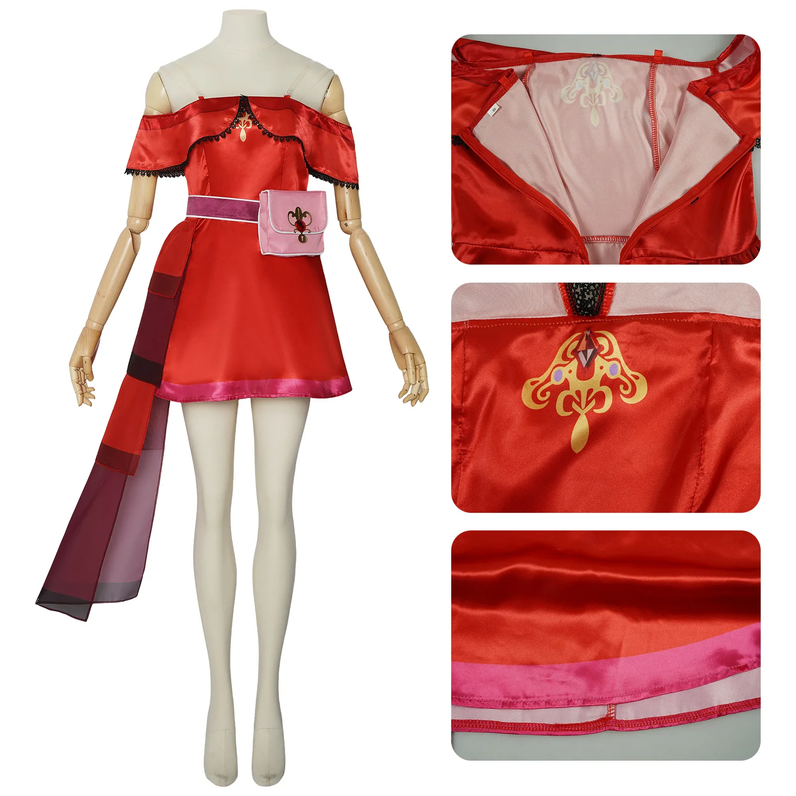 فستان Elf Dream Ye Loli Stagione 2 Zina التأثيري، فستان عقد Zina، فستان أداء المسرح التنكري