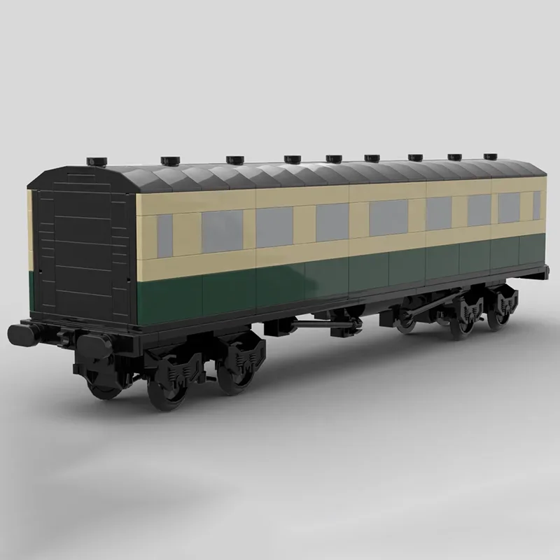 

566pcs MOC Outdated Composite Brake Coaches Thomas Train Model Building Blocks Construction Toys Christmas Gifts Education Brick