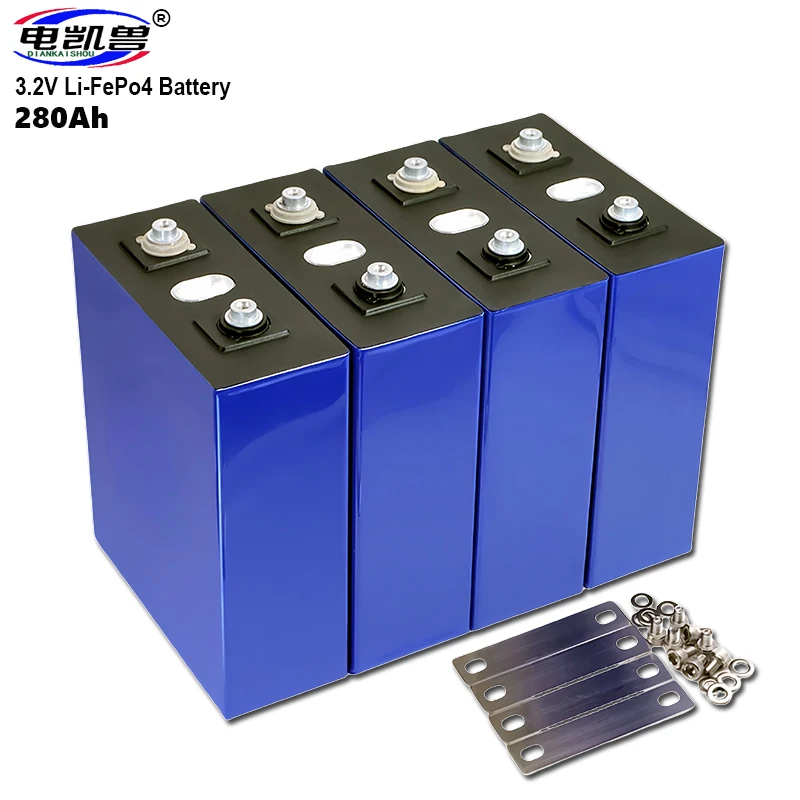 1-16PC 8000 ciclo grado A 320Ah 280Ah LiFePO4 batteria 3.2V ricaricabile litio ferro fosfato fai da te 12 v24v 48V RV camion golf cart