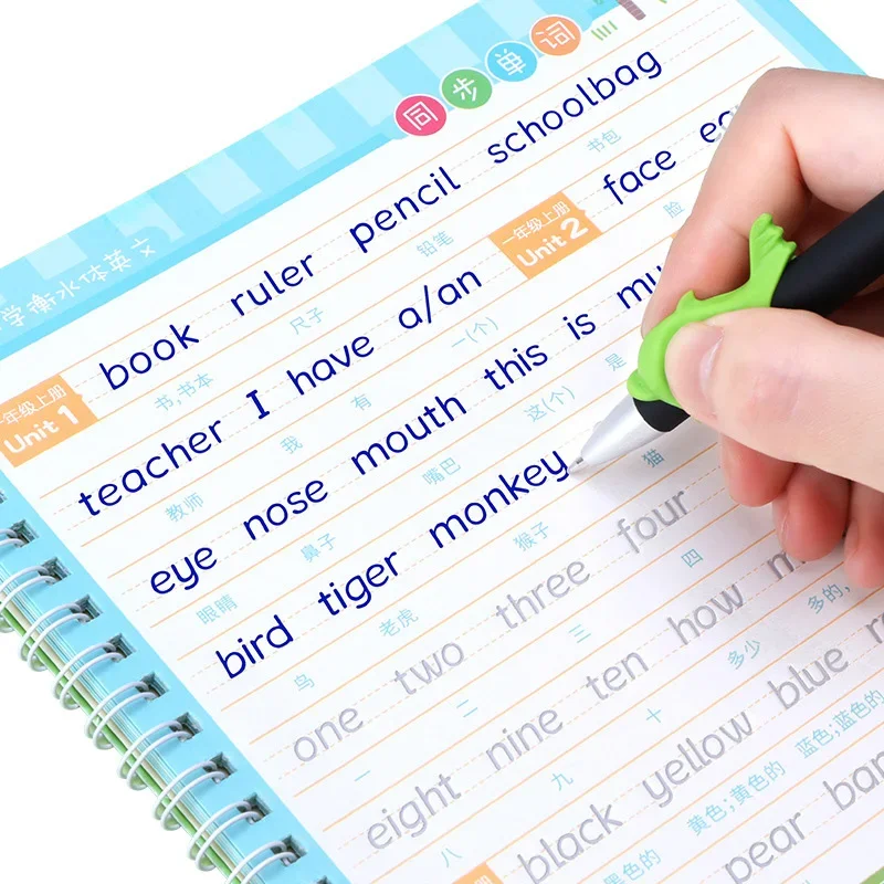 Liu Pin Tang 3pcs Hengshui Writing English Calligraphy copybook for Adult Children Exercises Calligraphy Practice Book libros