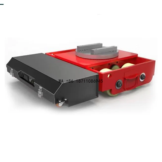 30Ton 50Ton Portable Electric Tank Trolley Transport Roller Cargo Skate 360 Degree Rotation for Machine Handling Moving