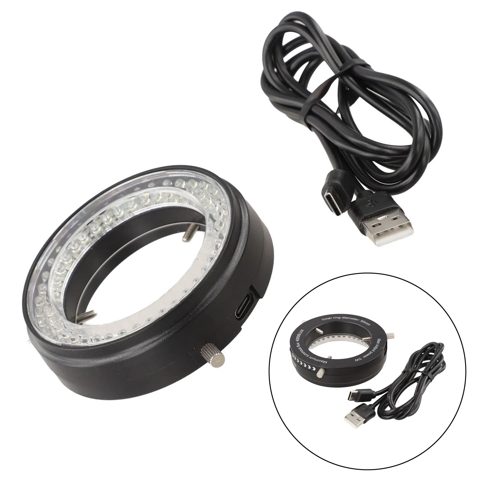 Energy-saving Microscope Light LED Microscope Light Microscope Use Ultra-thin Design Lightweight Aluminum Alloy