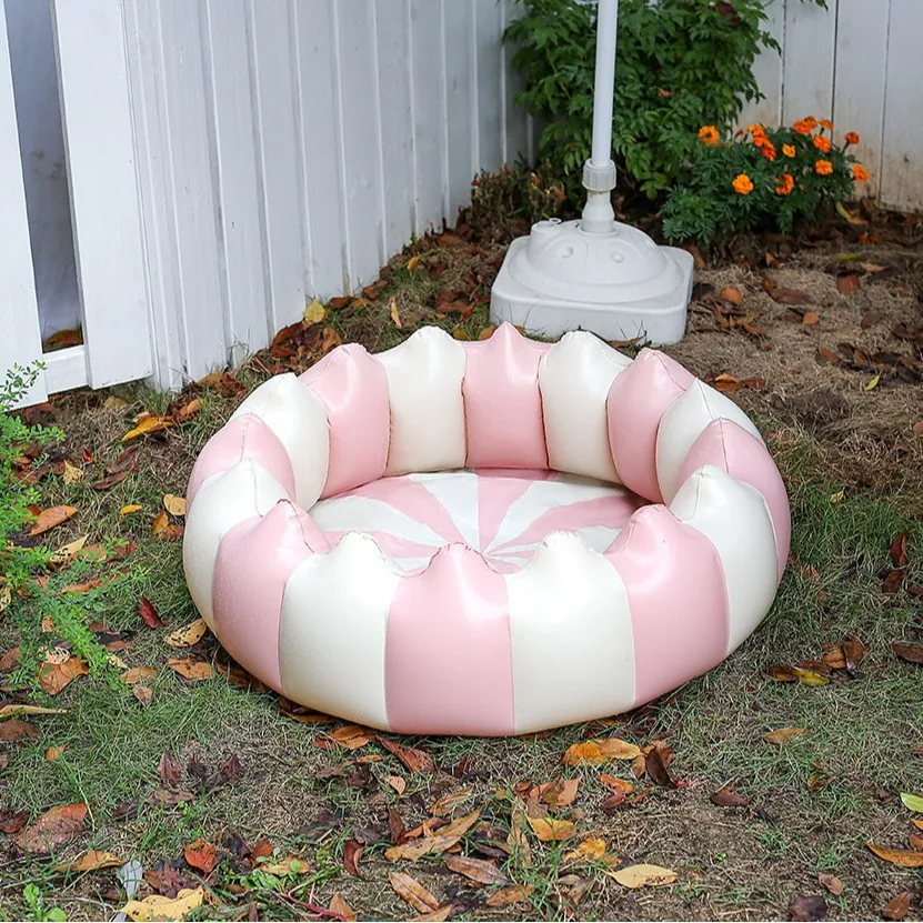 Donut Swimming Ring Inflatable Pool Float for Teen Kids Swimming Circle Baby Swim Tube Water Play Swimming Pool