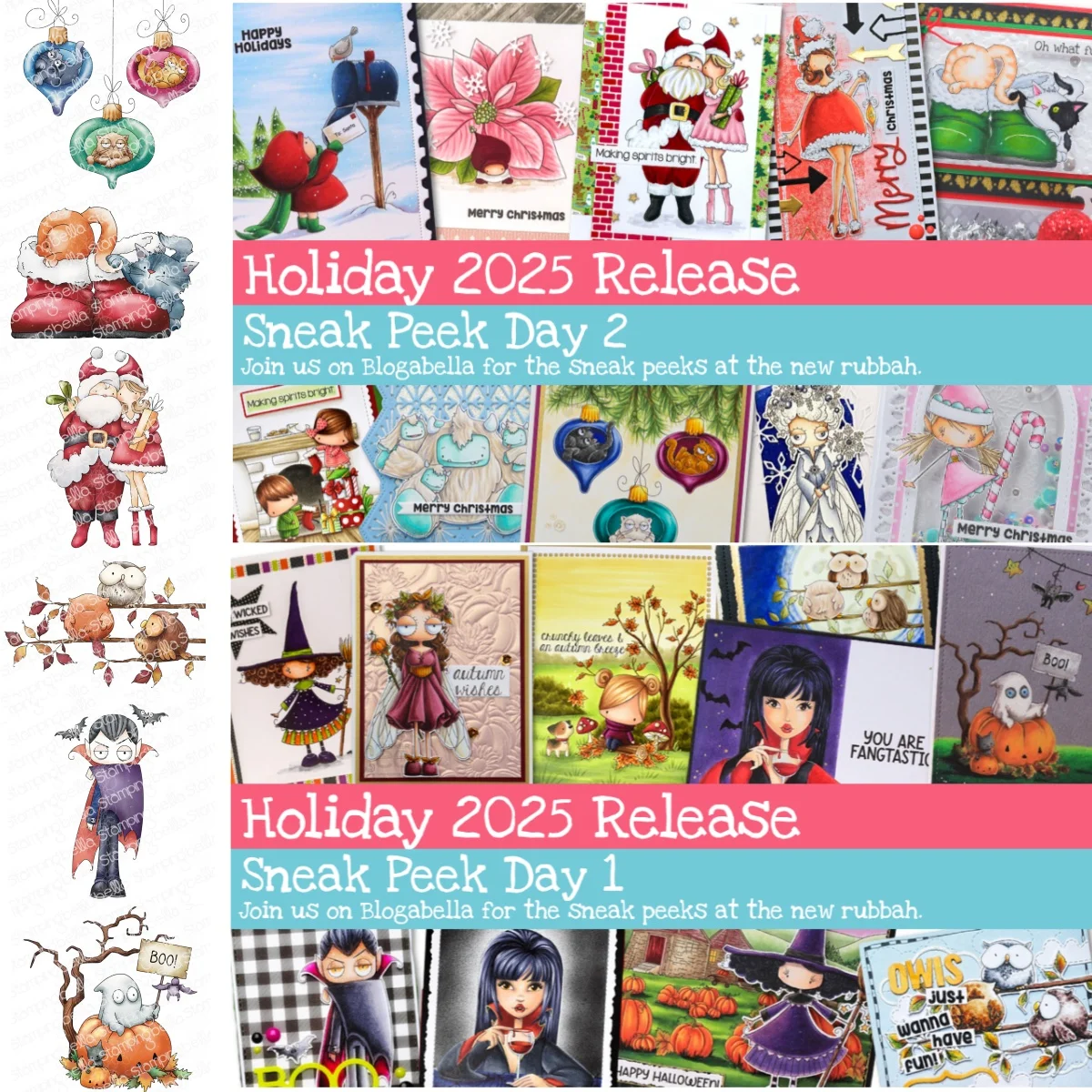 

Christmas Halloween Collection Clear Stamps for DIY Scrapbook Paper Card Album Craft Template Supplies Decoration 2025 Feative