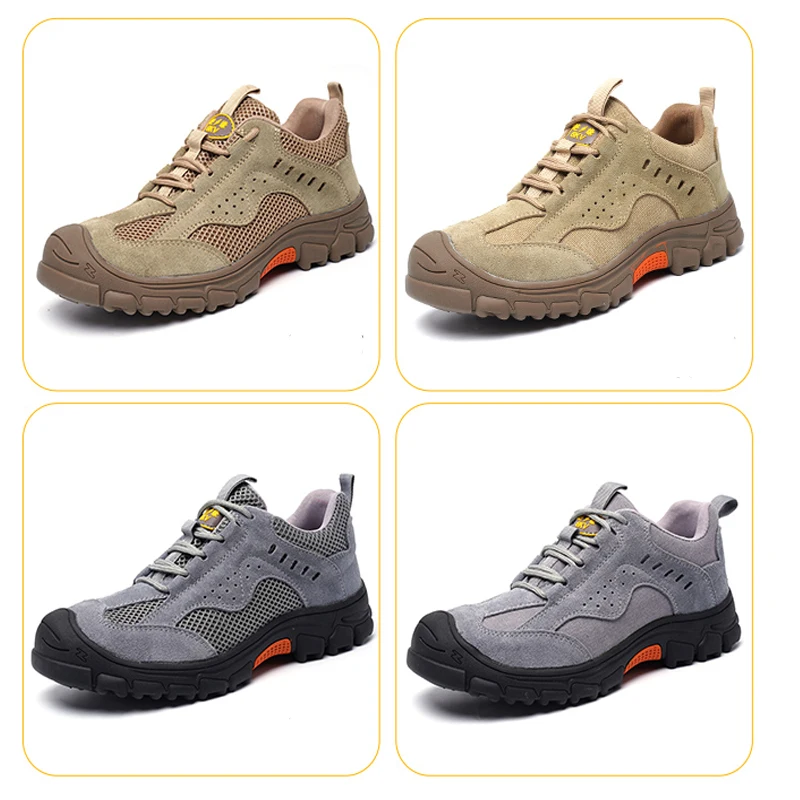 Welding Safety Boots For Men Anti-smashing Construction Work Shoes Puncture Proof Indestructible Composite Toe Safety Work Boots