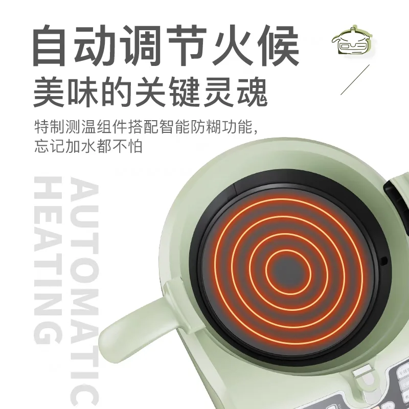 Panela automática robô de cozinha de alta qualidade multifuncional cozinha em casa inteligente ajusta automaticamente o calor