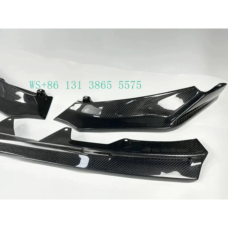 

Dry Carbon Fiber Front Lip Accessory Trim for G80 G81 G82 G83 M3 M4 Real Carbon Upgrade Front Bumper