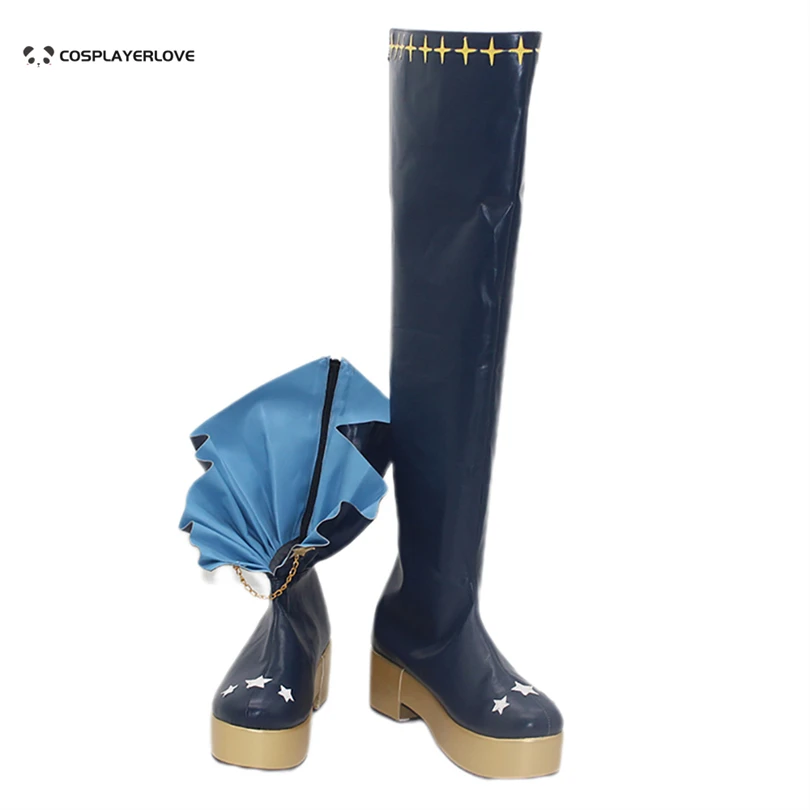 Virtual vtuber YouTuber Hoshimati Suisei Cosplay Shoes Boots Christmas Halloween Carnival Custom Made For You
