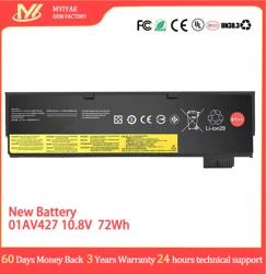 Hot Sale Laptop Battery Lithium-ion Batteries SB10K97584 Battery For Lenovo T470 T480 T570 T580 Laptop