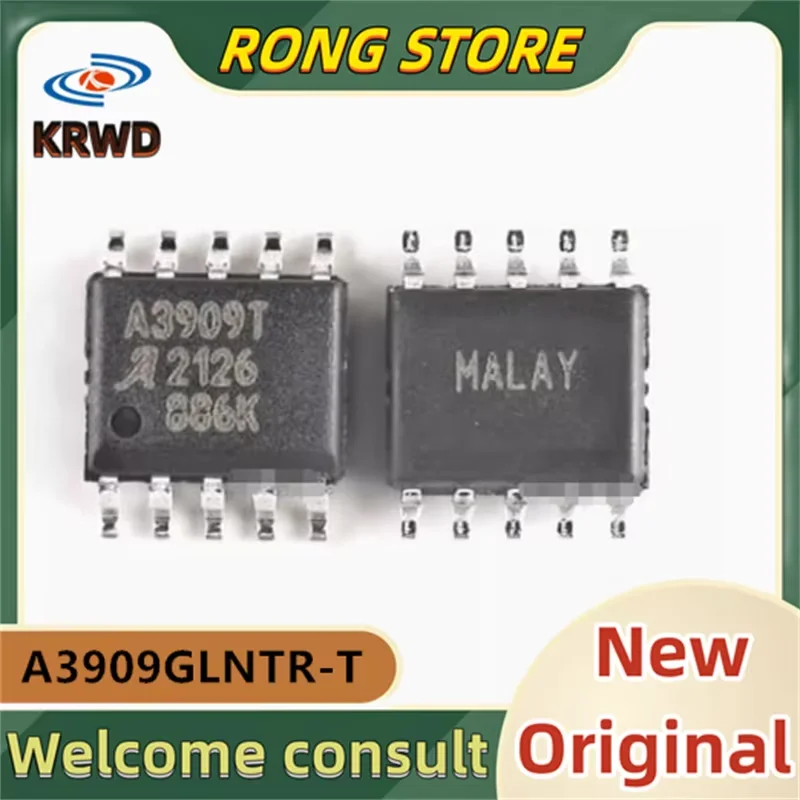 5PCS A3909T New Original A3909GLNTR-T A3909GLNTR A3909GLN