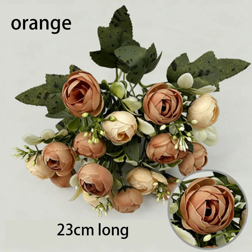 

1Pc Home Decoration Artificial Orchid Flower Fake Green Plant Indoor Decor Weddings and Festival Artificial Flower Decoration