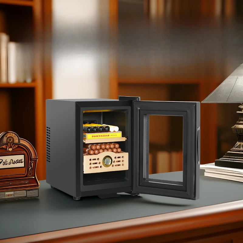 

Desktop thermostatic moisturizing cabinet Office small mini electronic refrigerator