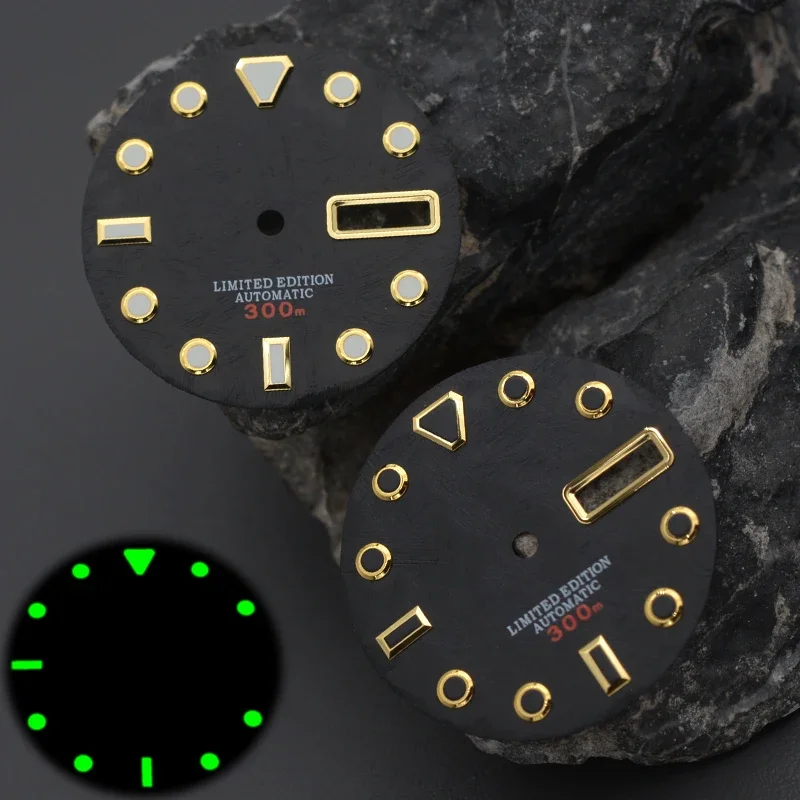 Men's Watch Dial 28.5mm Fit Japan 7s26 NH36 Fit SKX007 SKX009 6105 SRPD Tuna Monster Turtle Watch Case Watch Repair Tool Parts