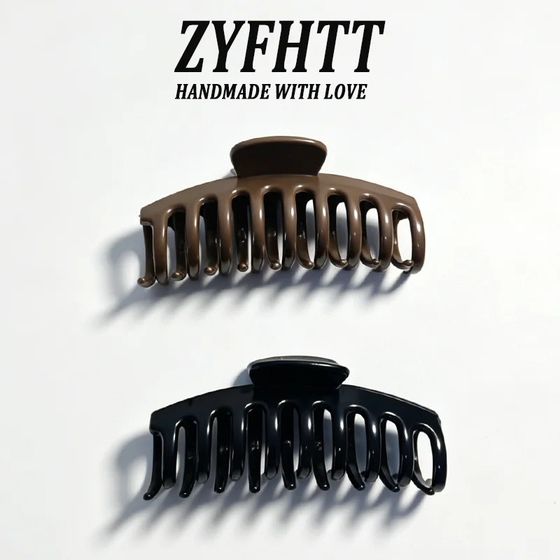 1/5 Stück ZYFHTT Weiche Silikon-Haarspange für Frauen, Täglicher Gebrauch, Koreanischer Stil, Haifischklammer, Modische Mädchen-Haarspange – Detail 16