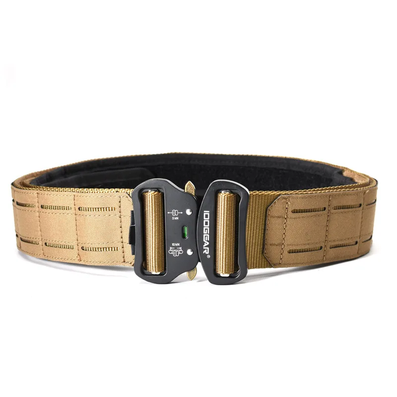 

2 Inch Belt Metal Buckle Laser Tactical MOLLE Mens Belts Quick Release
