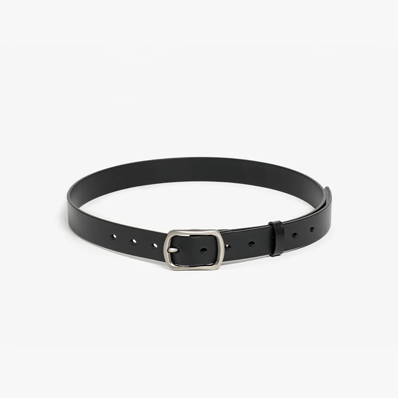 BEAUTODAY Casual Belt Women Cow Leather Gold Square Buckle Waistband Ladies Jeans Dress 2024 Spring Accessories Handmade A91104 — zdjęcie 4