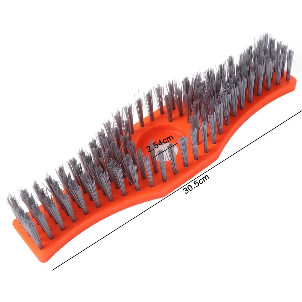 Wear-Resistant Polyester Cleaning Brush Adjustable Handle Loose Soil Weed Remover Tool High-Efficiency Wire Brush