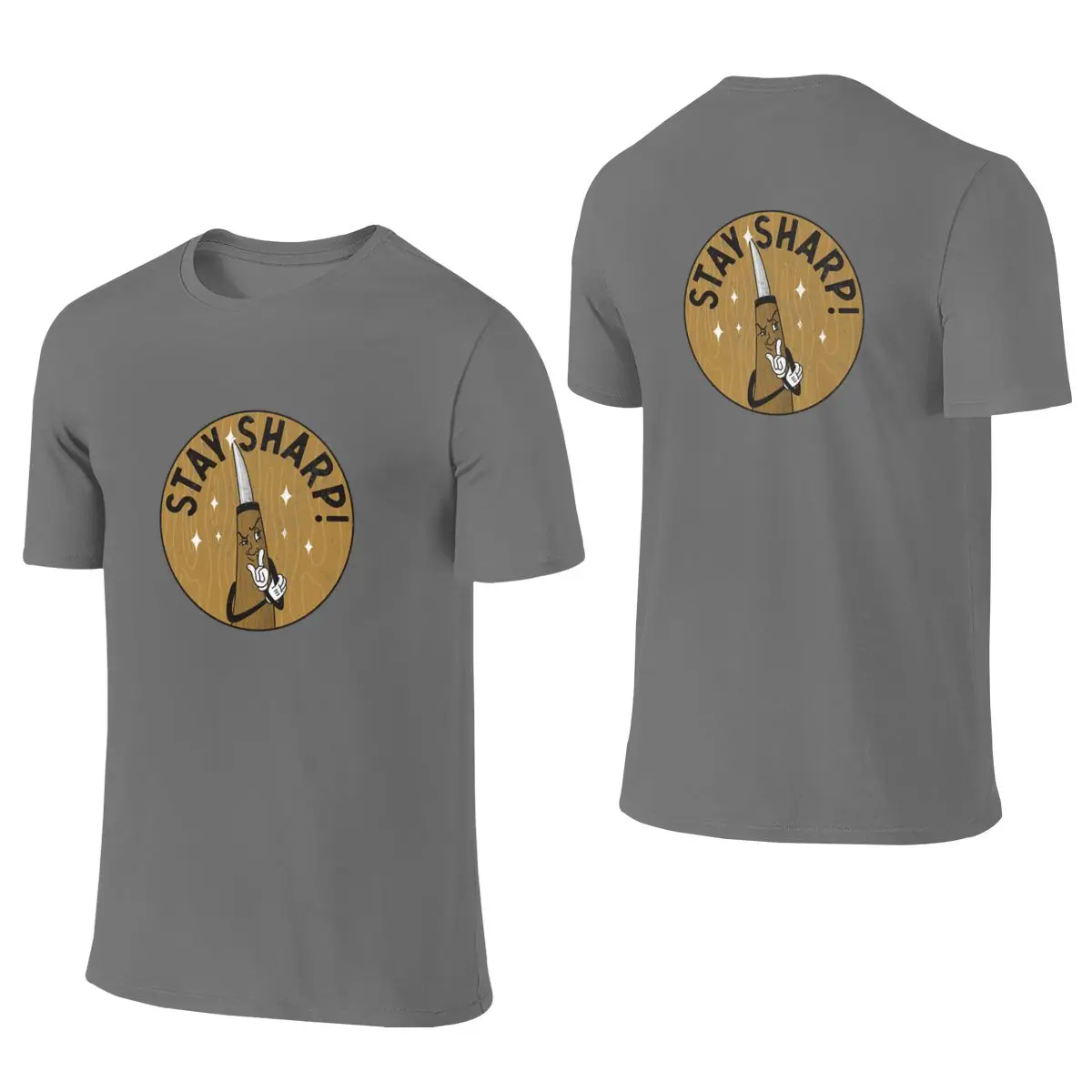 Stay Sharp! Casual Reversible T-shirt Light Commuting Sun Protection Men's T-shirts