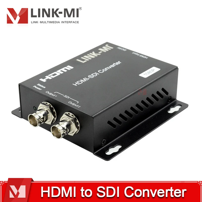 

Professional HDMI to Dual SDI Converter HDMI to SDI Converter for Broadcast Studio 1080P HDMI to SDI Box with Dual 3G Outputs