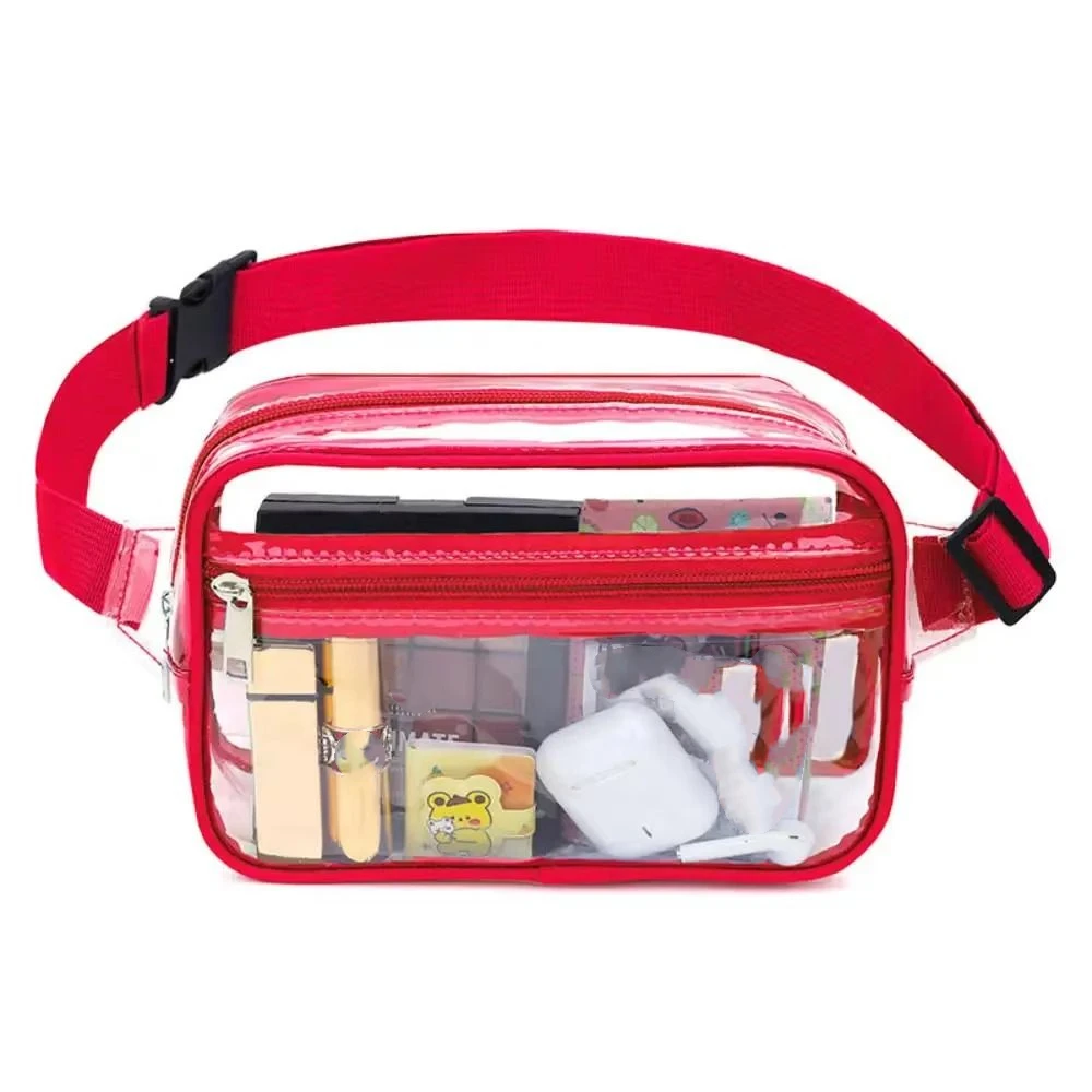 

Casual Shoulder Bag Transparent Waist Bag Sport PVC Woman Waist Packs Coin Purse Chest Bag Fanny Pack Fishing