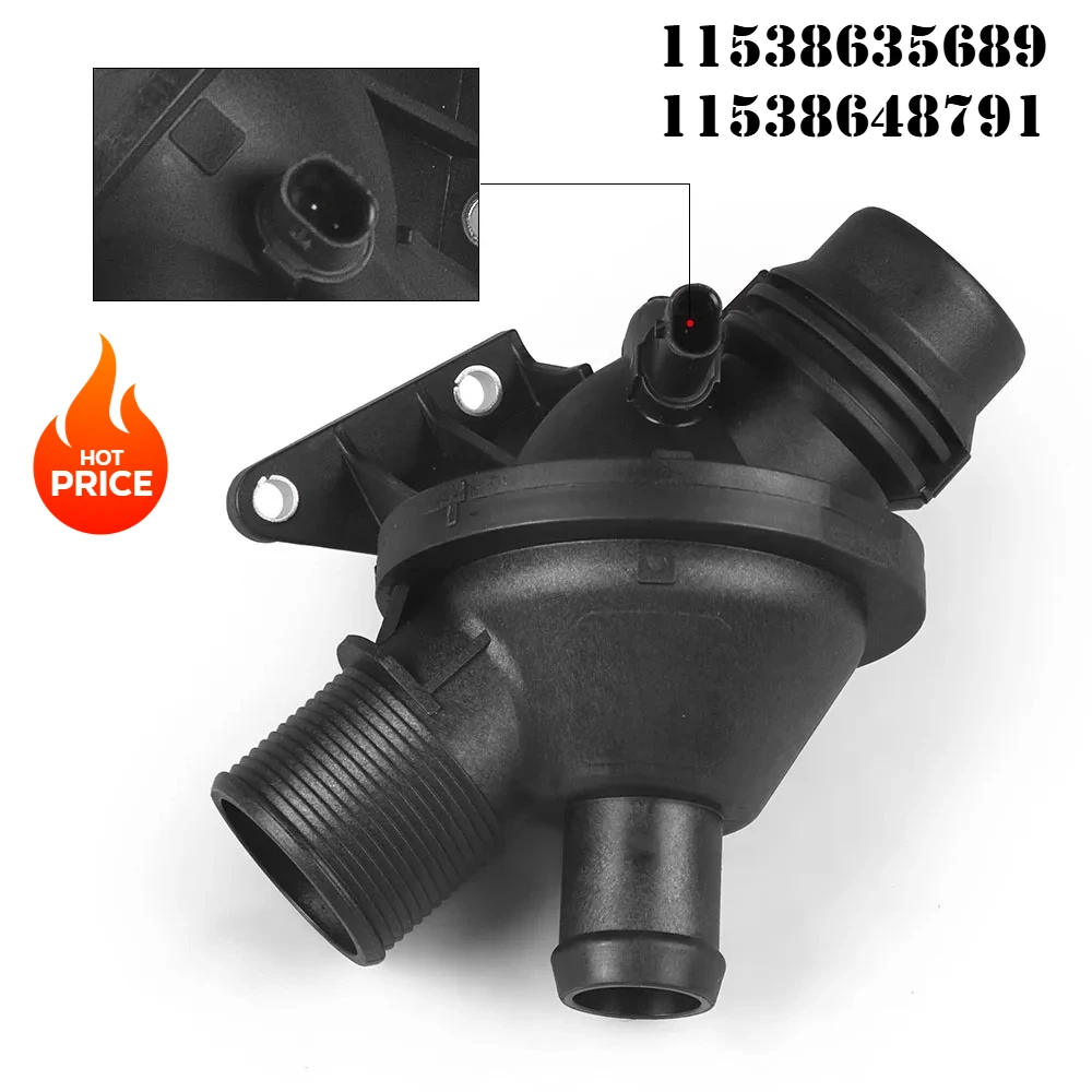 

11538635689 Engine Coolant Thermostat & Housing for BMW F20 F30 F10 X3 X4 X5 N20 11538648791 ​11538636594 ​11537633477 ​