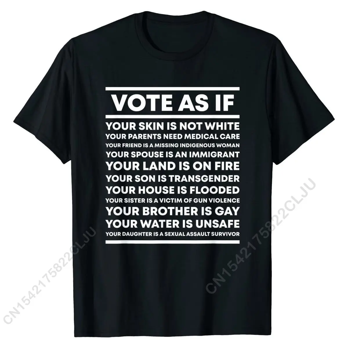 

Vote As If Inspirational Liberal 2020 Presidential Election T-Shirt Oversized Men T Shirt Birthday Tops & Tees Cotton Casual