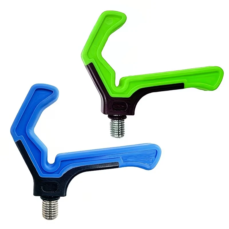 2pcs PE Fishing Rod Rest Gripper - Secure Pole Support Stand for Anglers, Essential Fishing Accessory