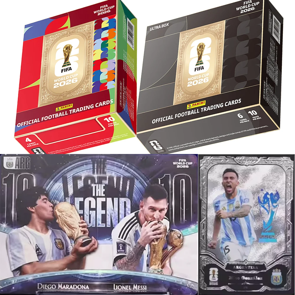 2026 FIFA X PANINI & KAYOU World Cup Official Football Collectible Cards Football Players Trading Cards Toys Gifts