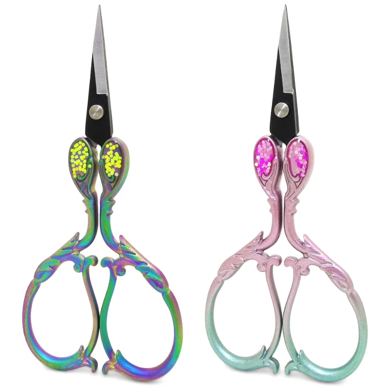 Serrated Embroidery Snips Non Slip Thread Cutter Scissors Applique Detail Small Sewing Craft Tool Gift