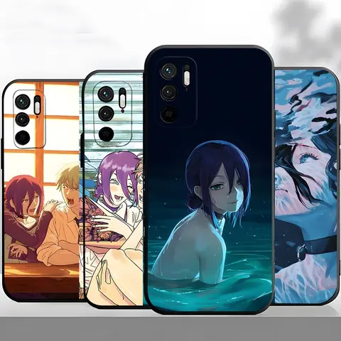 C-Chainsaw Man Reze Phone Case For Xiaomi Poco M7 M6 M5 M4 4g 5g F7 F6 X7 X6 X5 Ultra Pro Silicone Cover