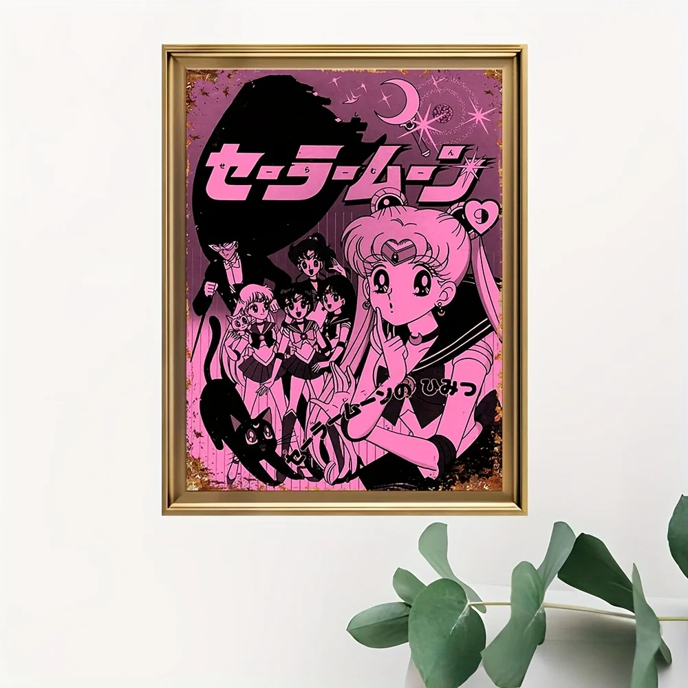 Vintage Anime 5D Diamond Mosaic Sailor Moon Full Round/Squar