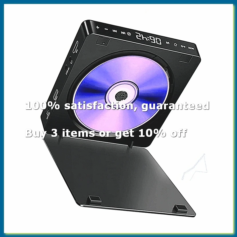 Portable DVD Player Compatible with AV Out & CD Player Optical Out Region Free,USB Supported EU Plug-A82Z