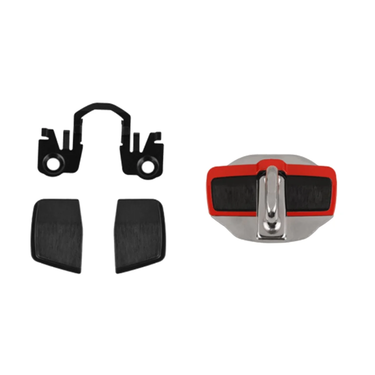 

1Set Car TRD Door Stabilizer Door Lock Protector Latches Stopper Covers For Toyota All Series Land Cruiser Alphard