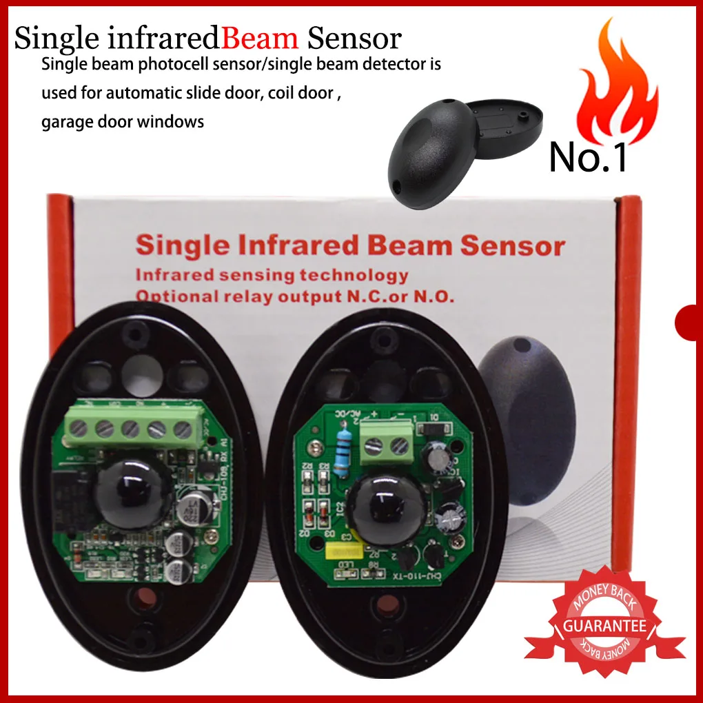 

Alarm Infrared Beam Sensor Photocell DC 12-24V 20m Detect Range Waterproof IP55 Photocell Automatic Gate Door Safety