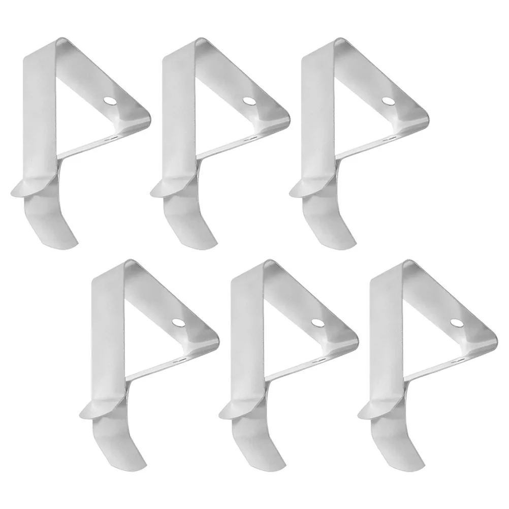 

6Pcs Coffee Thermometer Clip Stainless Steel Food Grade Probe Holder Clamp Precise Temperature Measurement for Home Kitchen