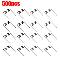 500PCS Hot Stapler Staples For Plastic Welder 0.6/0.8mm Repair Standard Wave Staples Welding Bumper Car Bumper Repair Tools