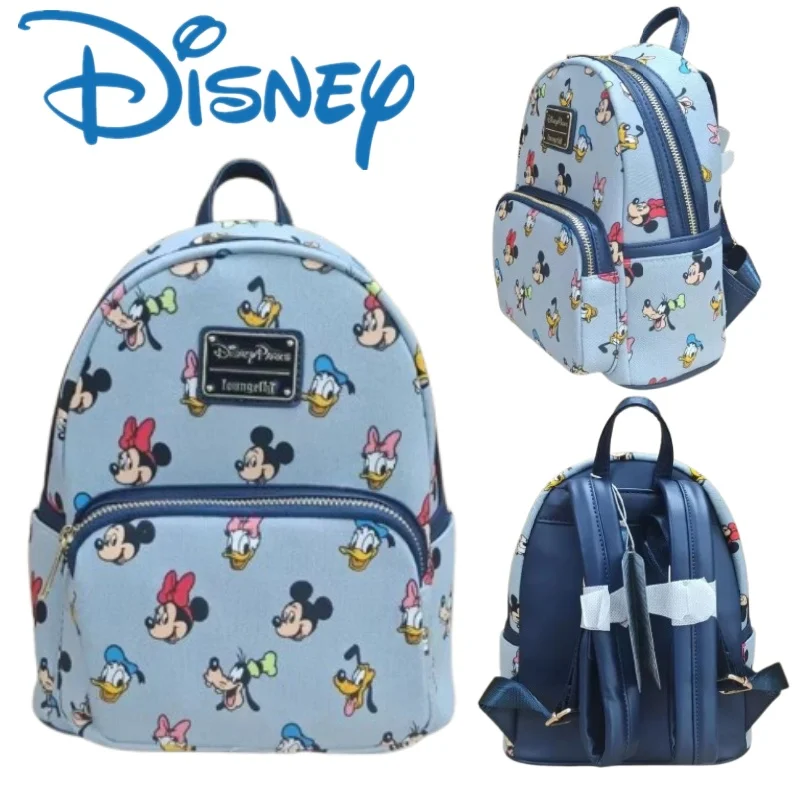 

New Minnie Mickey DONALD DUCK Mini Backpack Elementary School Backpack Girl Shoulder Bag Outdoor Leisure Bag Girl Xmas Gift