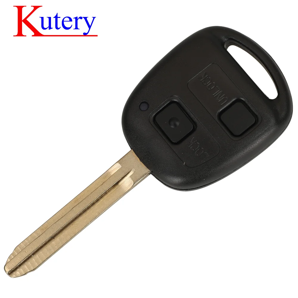 jingyuqin 50171 Remote Key 2/3 BTN 433MHZ 4D67/4D68 Chip For Toyota Avensis Kluger RAV4 Lexus ES300 GS300 TOY43 TOY48 blade