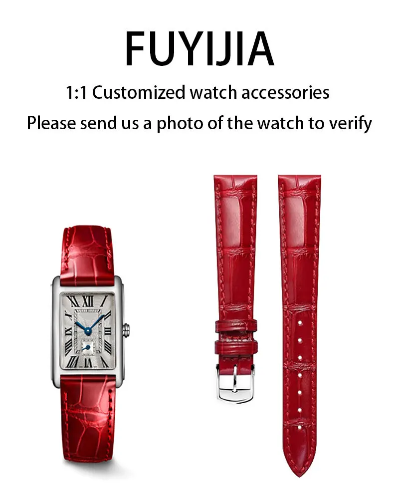 

FUYIJIA женский индивидуальный L-ongines L5.255 оригинальные ремешки для часов с пряжкой из воловьей кожи 13*10 мм 15*12 мм 16*14 мм 17*14 мм кожаный ремень