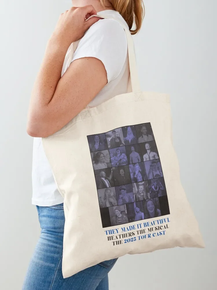 

They Made it Beautiful' (2023 Heathers Tour Cast) design Tote Bag cute pouch bag bag for beach custom tote Shopper
